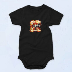 Autism Superpower Funny Skeleton Organic Baby Onesies