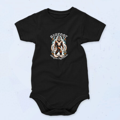 Bigfoot American Traditional Organic Baby Onesies