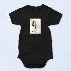 Boba Fett Bounty Hunter Mandalorian Organic Baby Onesies