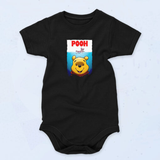 Cartoon Bear And Friend Swimming Organic Baby Onesies