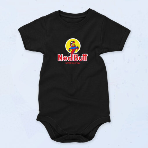 Cartoon Parody Skiing Organic Baby Onesies