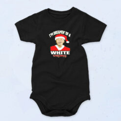 Clayton Bigsby Dreamin' Of A White Christmas Organic Baby Onesies