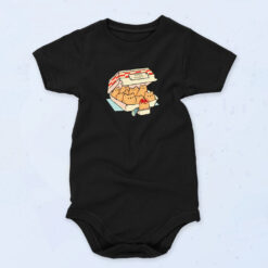 Cute Kitten Nuggets Fast Food Cartoon Organic Baby Onesies