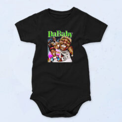 Dababy Da Baby Rap Tee Big Face Head Organic Baby Onesies