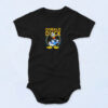 Donald Duck Cute Face Disney Duck Organic Baby Onesies