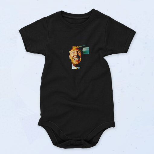 Donald Trump Grillz Teeth Organic Baby Onesies