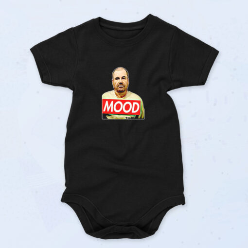 El Chapo Mood Streetwear Hip Hop Organic Baby Onesies