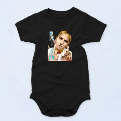 Eminem Rap Tee Big Face Head Organic Baby Onesies