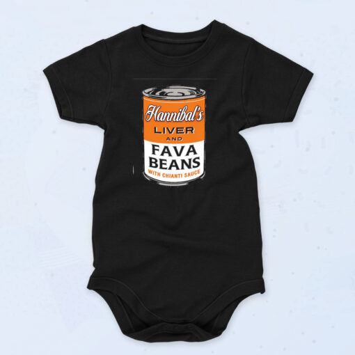 Fava Beans Horror Halloween Organic Baby Onesies