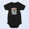 Funny Grim Reaper Riding Unicorn Organic Baby Onesies