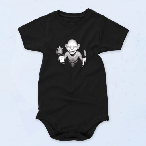 Gollum Funny Lotr Organic Baby Onesies