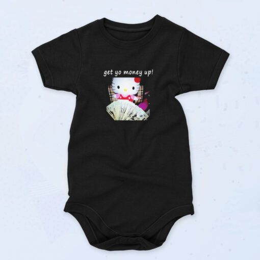 Hello Kitty Get Yo Money Up Organic Baby Onesies