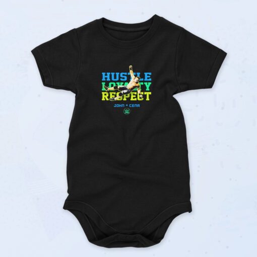 John Cena Shirt Hustle, Loyalty & Respect Organic Baby Onesies