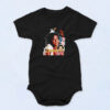 Lauryn Hill Rap Tee Big Face Head Organic Baby Onesies