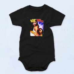 Lil Kim Rap Tee Big Face Head Organic Baby Onesies