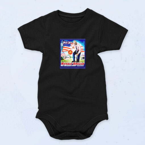 Mac Dre Ronald Dregan For President 2024 Organic Baby Onesies