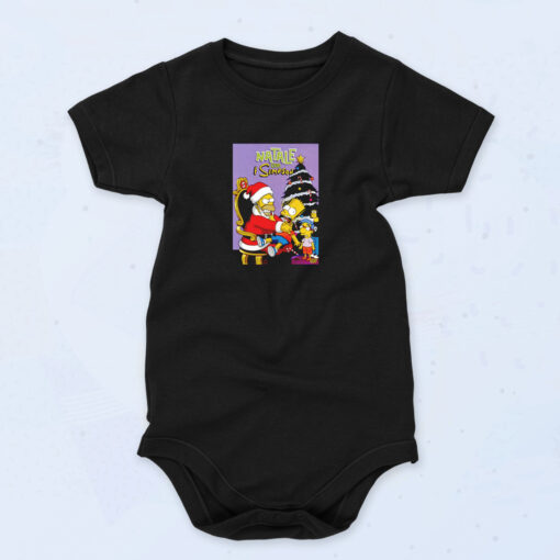 Natale The Simpsons Family Organic Baby Onesies