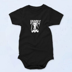 Nholy Bad Nun Religion Occult Gothic Evil Organic Baby Onesies