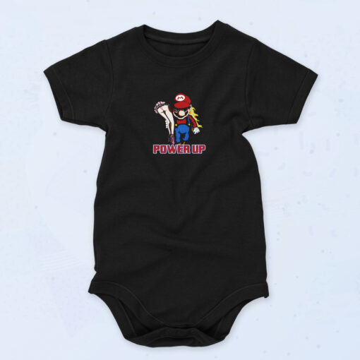 Power Up Pimpin Video Gamer Organic Baby Onesies