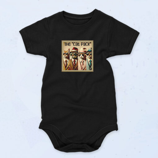 Rat Pack Cat Organic Baby Onesies