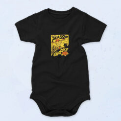 Retro Halloween Pumpkin Organic Baby Onesies