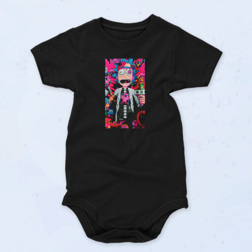 Rick And Morty Horror Organic Baby Onesies