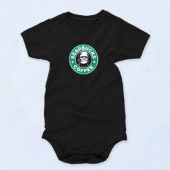 Scarbucks Coffee Frankenstein Halloween Parody Organic Baby Onesies