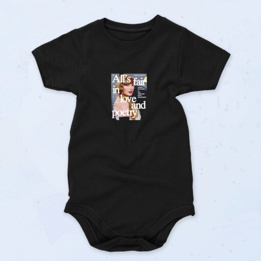 Taylor Swift All's Fair In Love And Poetry Organic Baby Onesies