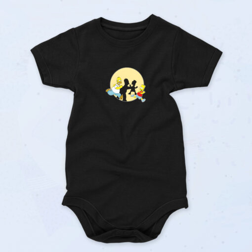 The Simpsons Funny Poster Organic Baby Onesies