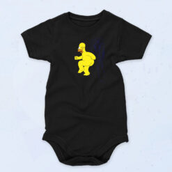 The Simpsons Homer Simpson Naked Organic Baby Onesies