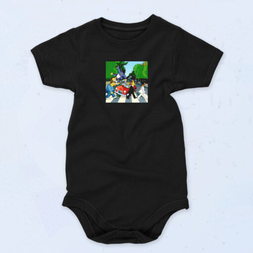 The Simpsons Parody Organic Baby Onesies