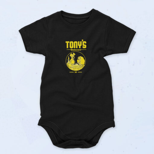 Tony's Restaurant Poster Organic Baby Onesies